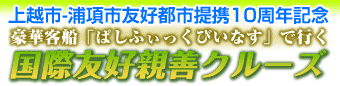 豪華客船で行く国際友好親善クルーズ